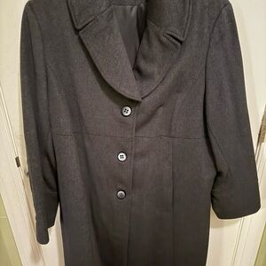 Jones New York Dark Gray Trench Coat